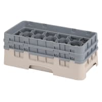 Cambro 17HS434416 Camrack Glass Rack - (2)Extenders, 17 Compartment, Cranberry thumbnail 3