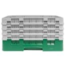 Cambro 17HS800119 Camrack Glass Rack - (4)Extenders, 17 Compartment, Sherwood Green thumbnail 2