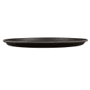 Cambro 1800CT110 18" Round Camtread Serving Tray - Fiberglass, Black Satin thumbnail 2