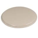 Cambro 1800CT138 18" Round Camtread Serving Tray - Fiberglass, Tavern Tan thumbnail 4