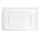 Cambro 1826CCW135 Camwear® Food Storage Cover, 18" x 26", Polycarbonate, Clear thumbnail 3