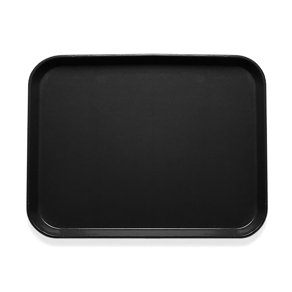 Cambro 1826CL110 Fiberglass Camlite® Cafeteria Tray - 25 3/4"L x 17 4/5"W, Black