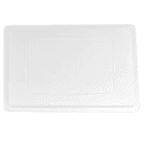Cambro 1826CP148 Camwear Food Storage Cover - Flat, Full Size, Natural White thumbnail 3