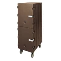 Cambro 1826DBCSP157 Camcart® Insulated Food Carrier w/ (26) Pan Capacity, Security Package, Beige thumbnail 2