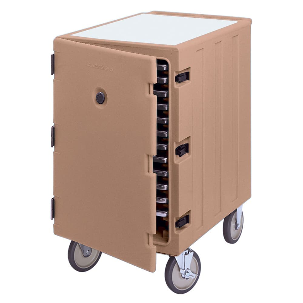 Cambro 1826LTC157 Camcart® Insulated Food Carrier w/ (13) Pan Capacity, Beige