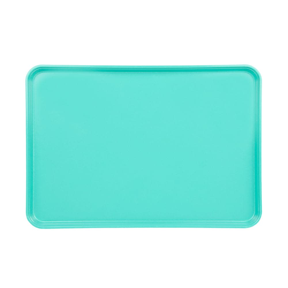 Cambro 1826MT140 Rectangular Market Display Tray - 17 13/16" x 25 11/16" x 11/16", Green