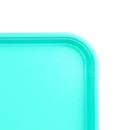 Cambro 1826MT140 Rectangular Market Display Tray - 17 13/16" x 25 11/16" x 11/16", Green thumbnail 4