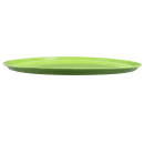 Cambro 1950113 19 1/2" Round Serving Camtray - Low-Profile, Fiberglass, Limeade thumbnail 2