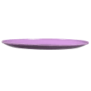 Cambro 1950551 19 1/2" Round Serving Camtray - Low-Profile, Fiberglass, Grape thumbnail 2