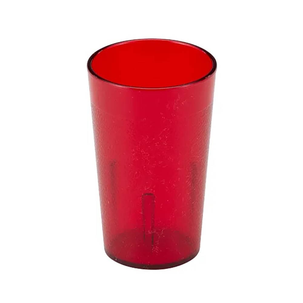 Cambro 2000P156 22 oz Ruby Red Textured Plastic Tumbler