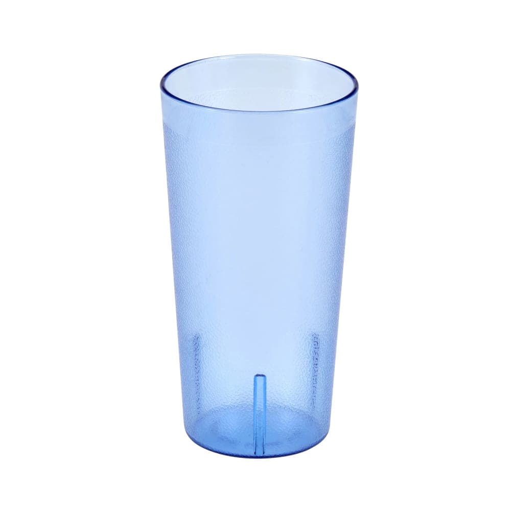 Cambro 2000P401 22 oz Slate Blue Textured Plastic Tumbler