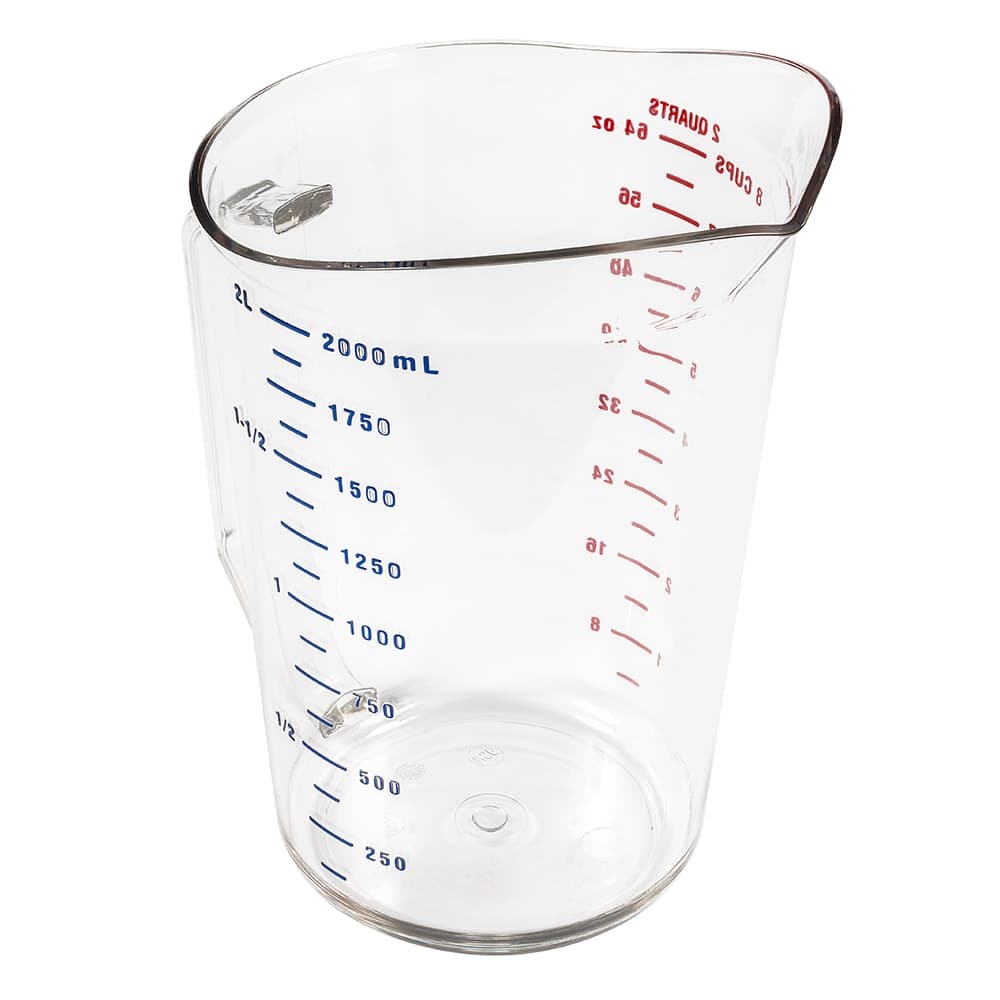 Cambro 200MCCW135 2 qt Camwear Measuring Cup - Clear