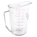 Cambro 200MCCW441 Measuring Cup w/ 2 qt Capacity, Allergen-Free, Polycarbonate, Clear thumbnail 2