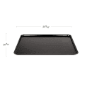 Cambro 2025MT110 Rectangular Market Display Tray - 20 3/4" x 25 9/16" x 13/16", Black thumbnail 2