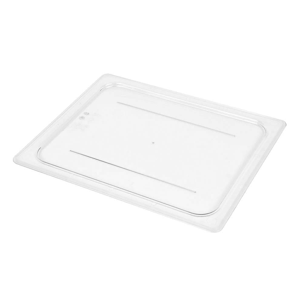 Cambro 20CWC135 Camwear Food Pan Cover - Half Size, Flat, Clear