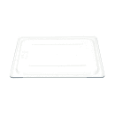 Cambro 20CWC135 Camwear Food Pan Cover - Half Size, Flat, Clear thumbnail 3