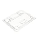 Cambro 20CWLN135 FlipLid Food Pan Cover - Half Size, Notched, Hinged, Clear thumbnail 3