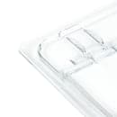 Cambro 20CWLN135 FlipLid Food Pan Cover - Half Size, Notched, Hinged, Clear thumbnail 7