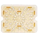 Cambro 20HPD150 H-Pan Food Pan Drain Shelf - Half Size, Non-Stick, Amber thumbnail 3