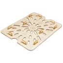 Cambro 20HPD150 H-Pan Food Pan Drain Shelf - Half Size, Non-Stick, Amber thumbnail 5