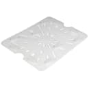 Cambro 20PPD190 Food Pan Drain Shelf - Half Size, Translucent thumbnail 5