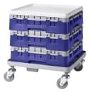 Cambro 20S318186 Camrack® Glass Rack w/ (20) Compartment - (1) Gray Extender, Navy Blue thumbnail 2