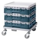 Cambro 20S318414 Camrack® Glass Rack w/ (20) Compartment - (1) Gray Extender, Teal thumbnail 2
