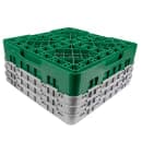 Cambro 20S638119 Camrack® Glass Rack w/ (20) Compartments - (3) Gray Extenders, Sherwood Green thumbnail 4