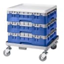 Cambro 20S638168 Camrack® Glass Rack w/ (20) Compartments - (3) Gray Extenders, Blue thumbnail 2