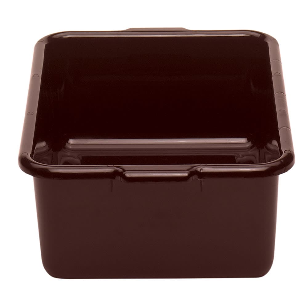 Cambro 21157CBR131 Cambox® Bus Box - 15 3/16" x 20 3/16" x 6 15/16", Dark Brown