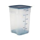 Cambro 22SFSPROPP190 22 qt FreshPro Square Food Storage Container - CamSquare®, Polypropylene, Translucent thumbnail 3