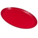 Cambro 2500521 Oval Serving Camtray - 19 1/4x24", Fiberglass, Cambro Red thumbnail 2