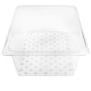 Cambro 25CLRCW135 Camwear Colander - Half Size, 5"D, Clear thumbnail 4
