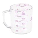 Cambro 25MCCW441 Dry Measuring Cup w/ 1 Cup Capacity, Allergen-Free, Polycarbonate, Clear thumbnail 2