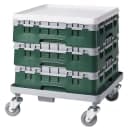 Cambro 25S318119 Camrack® Glass Rack w/ (25) Compartments - (1) Gray Extender, Sherwood Green thumbnail 2