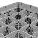 Cambro 25S318151 Camrack® Glass Rack w/ (25) Compartments - (1) Gray Extender, Soft Gray thumbnail 4