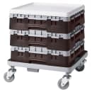 Cambro 25S318167 Camrack® Glass Rack w/ (25) Compartments - (1) Gray Extender, Brown thumbnail 2