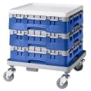 Cambro 25S318168 Camrack® Glass Rack w/ (25) Compartments - (1) Gray Extender, Blue thumbnail 2