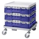 Cambro 25S318186 Camrack® Glass Rack w/ (25) Compartments - (1) Gray Extender, Navy Blue thumbnail 2