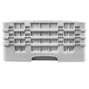 Cambro 25S638151 Camrack® Glass Rack w/ (25) Compartments - (3) Gray Extenders, Soft Gray thumbnail 2
