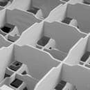 Cambro 25S900110 Camrack® Glass Rack w/ (25) Compartments - (4) Extenders, Black thumbnail 5