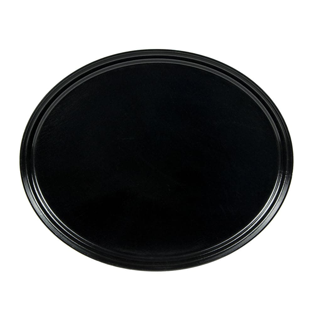 Cambro 2700110 Oval Serving Camtray - 22x27", Fiberglass, Black