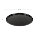 Cambro 2700110 Oval Serving Camtray - 22x27", Fiberglass, Black thumbnail 2