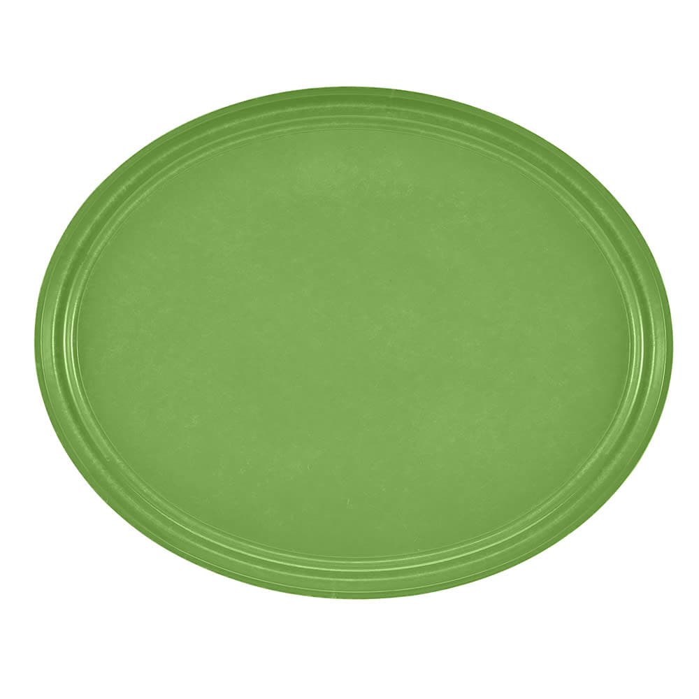 Cambro 2700113 Oval Serving Camtray - 22x27", Fiberglass, Limeade
