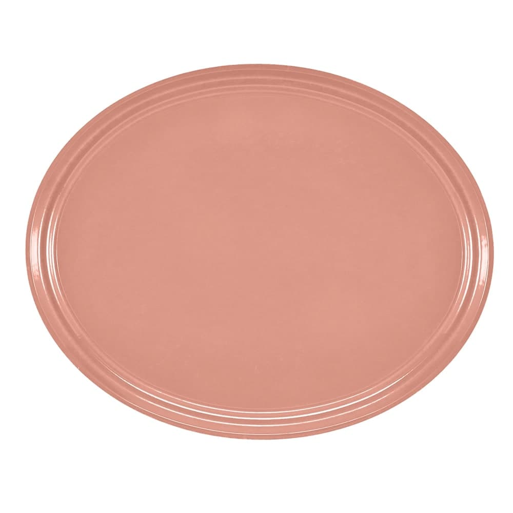 Cambro 2700409 Oval Serving Camtray - 22x27", Fiberglass, Blush