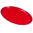 Cambro 2700521 Oval Serving Camtray - 22x27", Fiberglass, Cambro Red thumbnail 2
