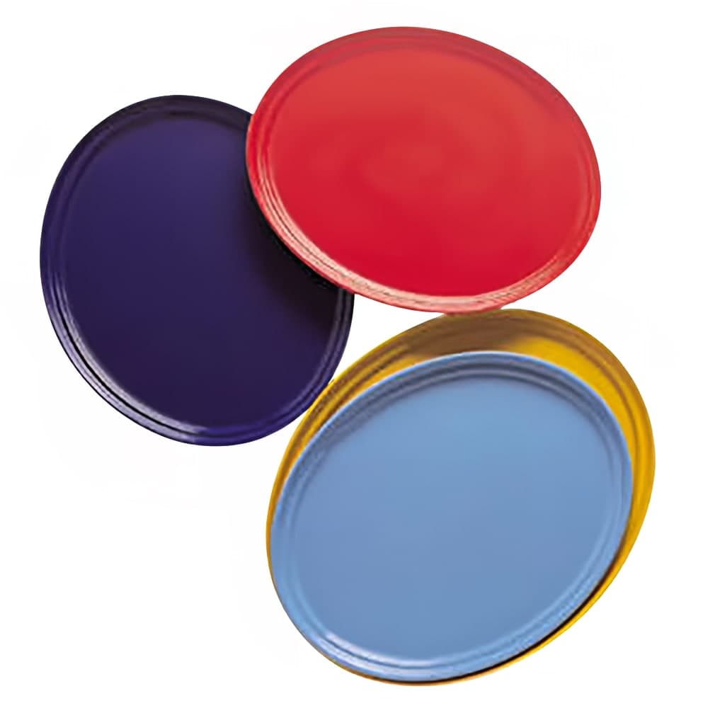 Cambro 2700526 Oval Serving Camtray - 22x27", Fiberglass, Galaxy Antique Parchment Gold