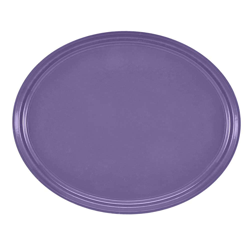 Cambro 2700551 Oval Serving Camtray - 22x27", Fiberglass, Grape