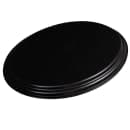 Cambro 2700CT110 Oval Camtread Serving Tray - 22x27", Fiberglass, Black Satin thumbnail 4