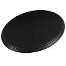 Cambro 2900CT110 Oval Camtread Serving Tray - 23 1/2x29", Fiberglass, Black Satin thumbnail 4